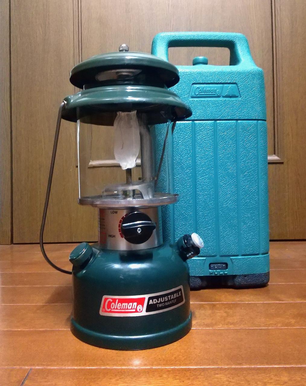 ツーマントル・ガソリンランタン Coleman 288（廃版）ケース付き